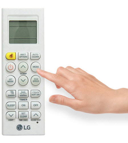 Cách sử dụng remote máy lạnh LG