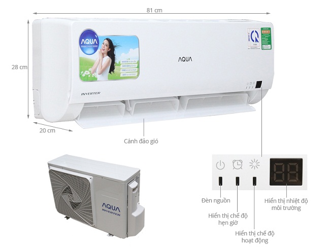 Tổng quan về máy lạnh Aqua Inverter kcrv9wj