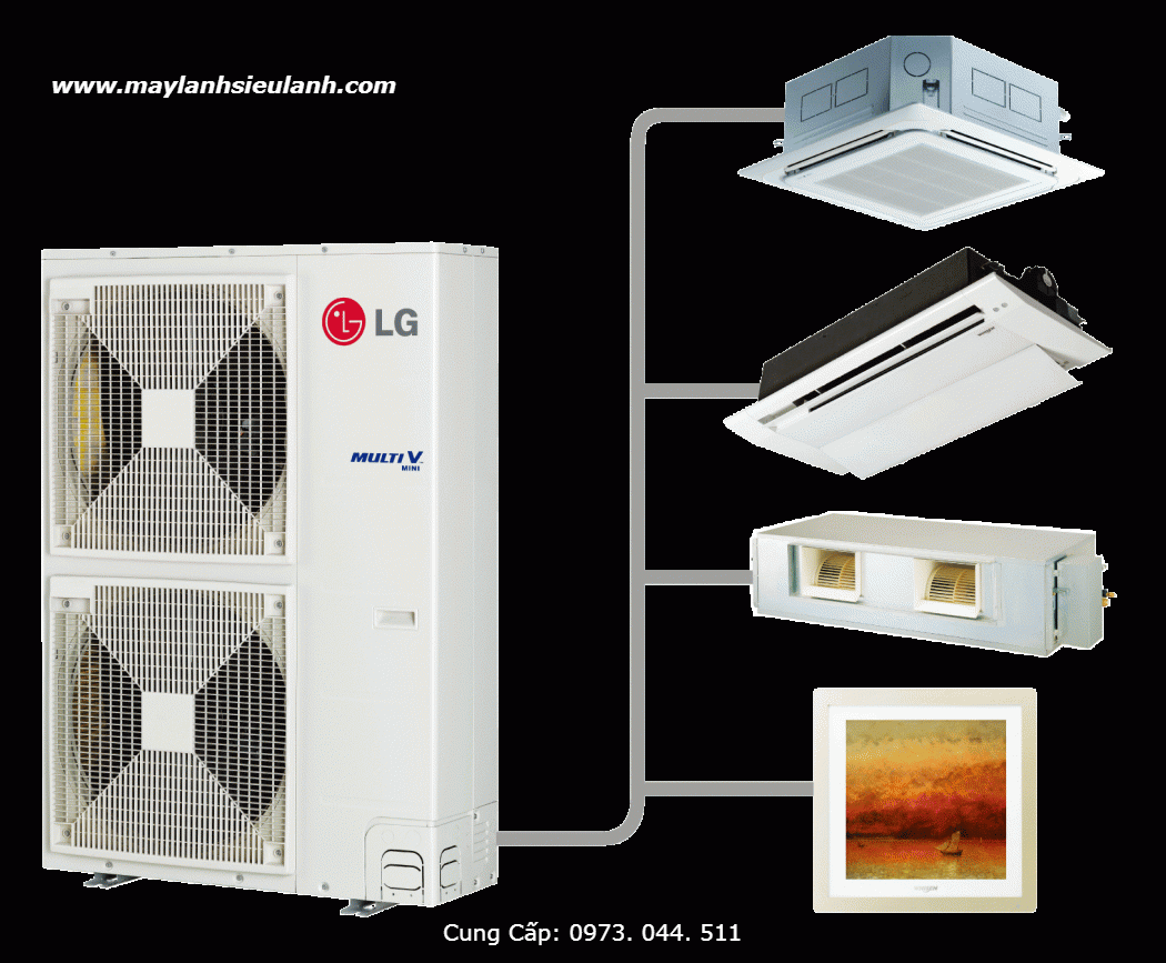 Máy lạnh Multi LG thích hợp cho căn hộ có ban công hẹp