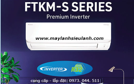 Máy lạnh treo tường Daikin dòng FTKM - cao cấp, hiện đại