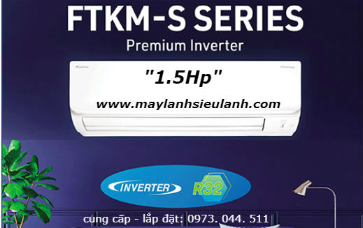 Máy lạnh treo tường Daikin FTKM35 - Inverter cao cấp