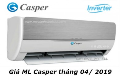 Cập nhật bảng giá máy lạnh Casper tháng 4/2019