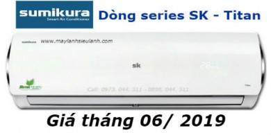 Cập nhật bảng giá máy lạnh Sumikura tháng 6/2019